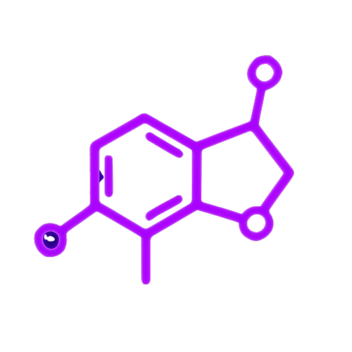 The Endorphin logo: a molecule drawn in purple lines